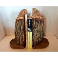 Home Decor Wildlife Rustic Lodge Cabin Bookends Beaver Cut Chewed Wood Tree Log   142904947521